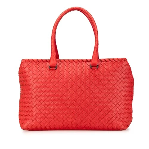 Bottega Veneta Pre-Loved Nappa Intrecciato Brick Tote Bag