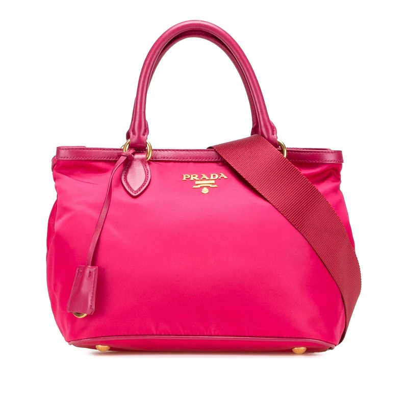 Prada Pre-Loved Tessuto Satchel Handbag