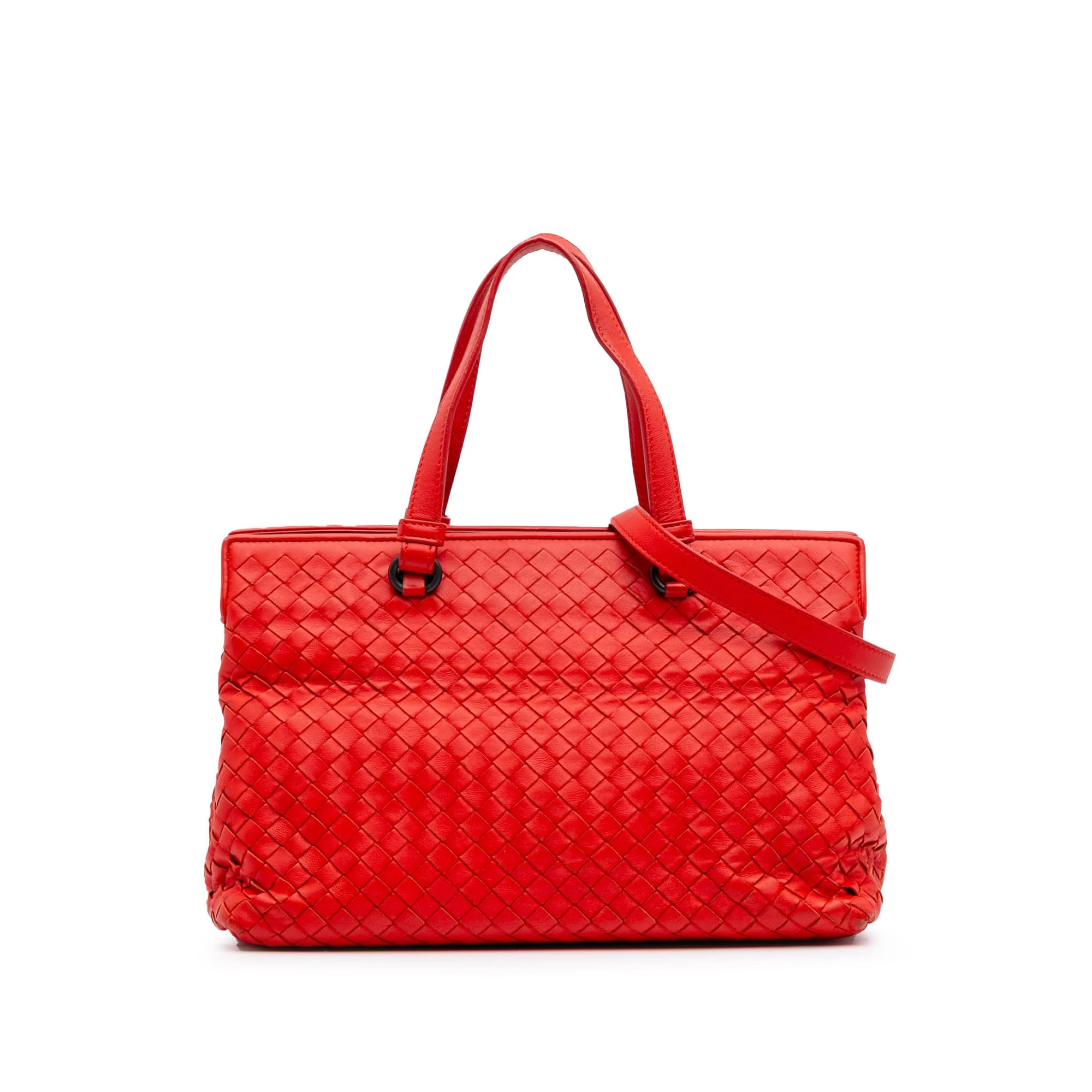 Bottega Veneta Pre-Loved Nappa Intrecciato Satchel