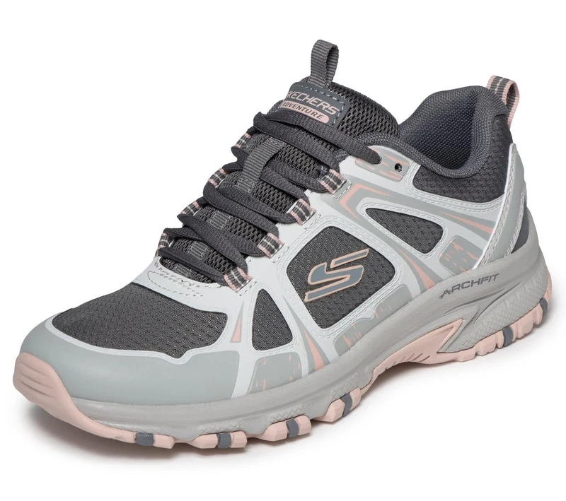Skechers Women's Hillcrest Trainer, Grey, 8 UK