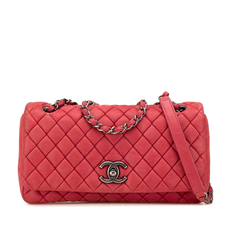Chanel Pre-Loved Small Iridescent Calfskin New Bubble Flap Shoulder Bag