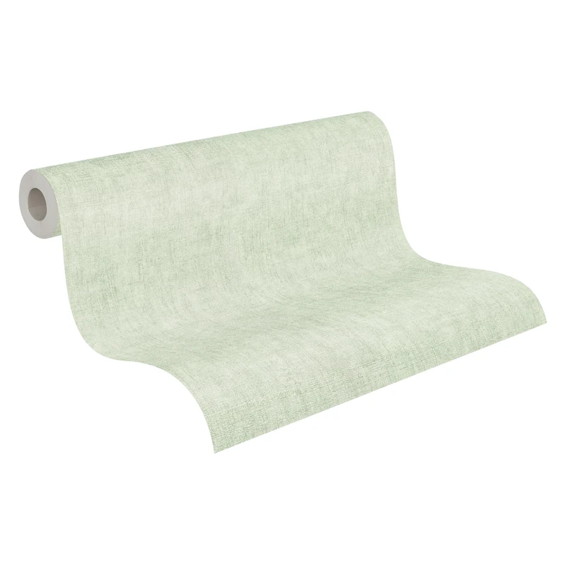 Livingwalls CosmoLiving Textured Non-Woven Wallpaper in Green – 10,05 x 0,53 m Solid Colour Wallpaper by Cosmopolitan – 791099