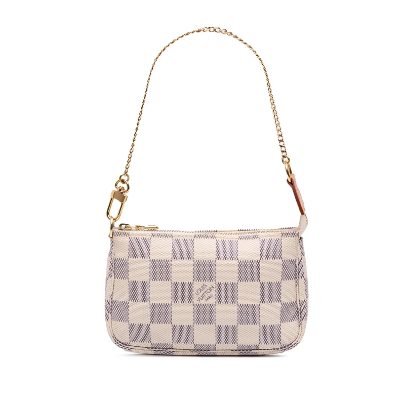 Louis Vuitton Pre-Loved Damier Azur Mini Pochette Accessoires