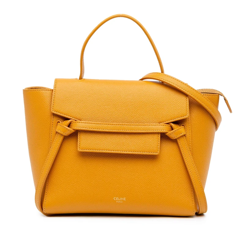 Celine Pre-Loved Nano Grained Calfskin Belt Bag
