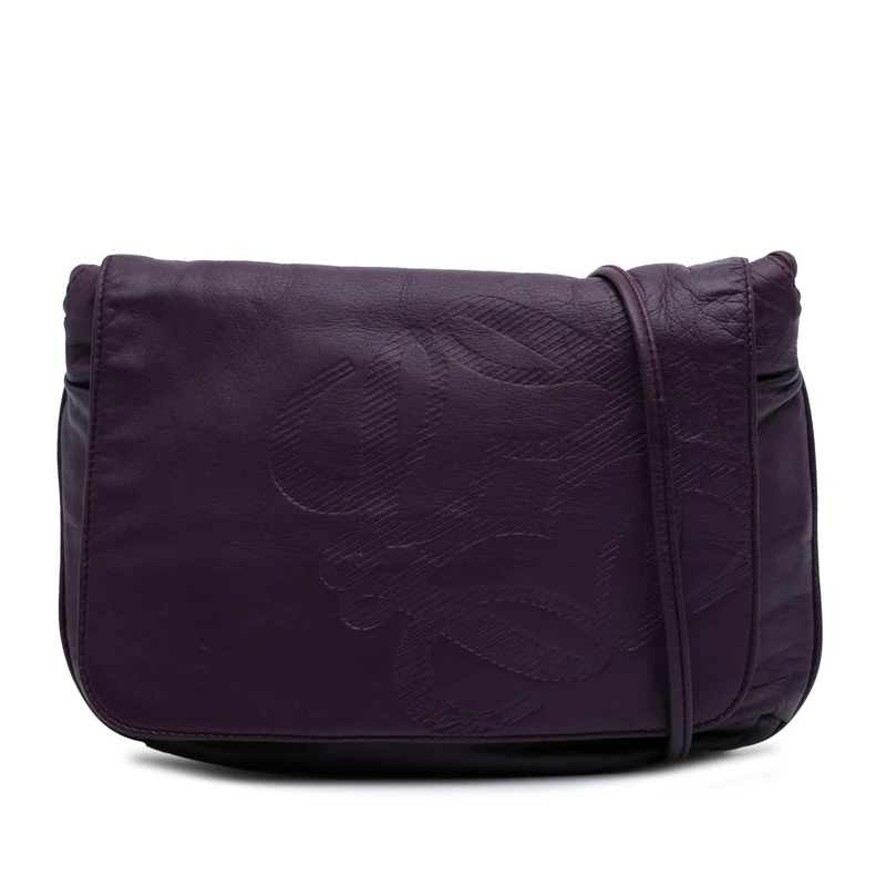 LOEWE Pre-Loved Anagram Nappa Crossbody Bag