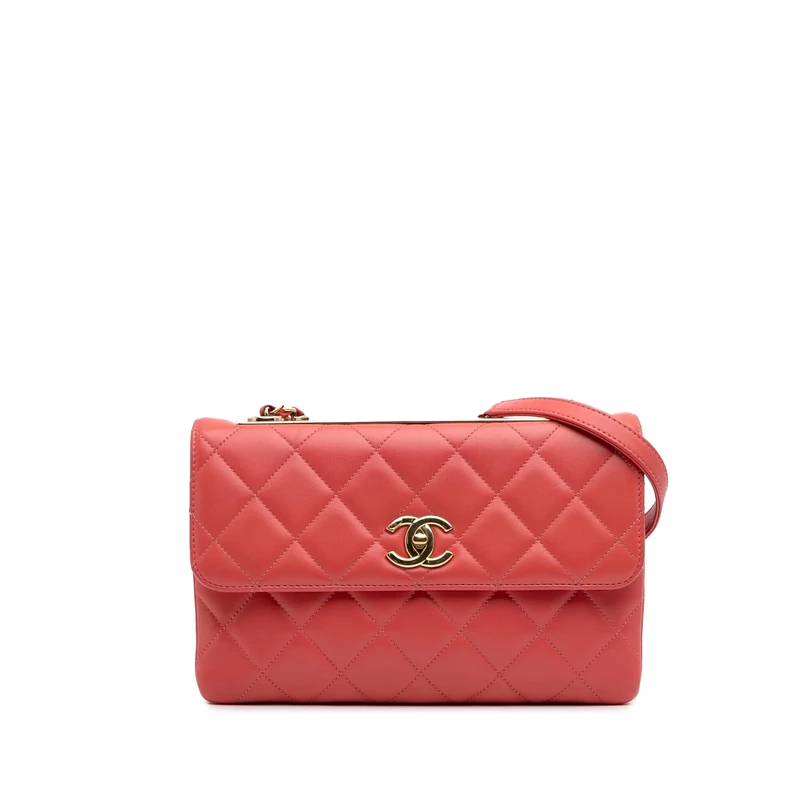 Chanel Pre-Loved Quilted Lambskin Trendy CC Flap Shoulder Bag