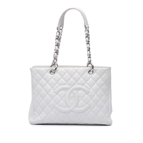 Chanel Pre-Loved Caviar Grand Shopping Tote Bag