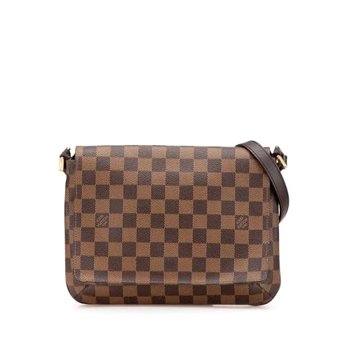 Louis Vuitton Pre-Loved Damier Ebene Musette Tango Short Strap Shoulder Bag