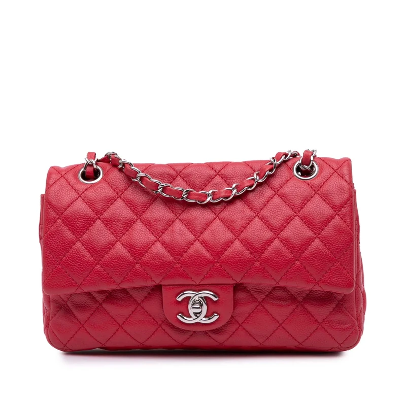 Chanel Pre-Loved Medium Classic Caviar Double Flap