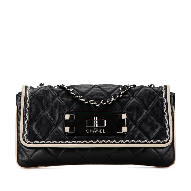 Chanel Pre-Loved Quilted Lambskin Reissue East West Flap Shoulder Bag