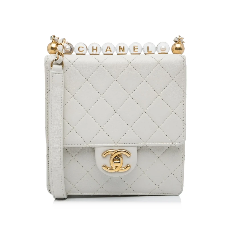 Chanel Pre-Loved Mini Chic Pearls Crossbody Bag