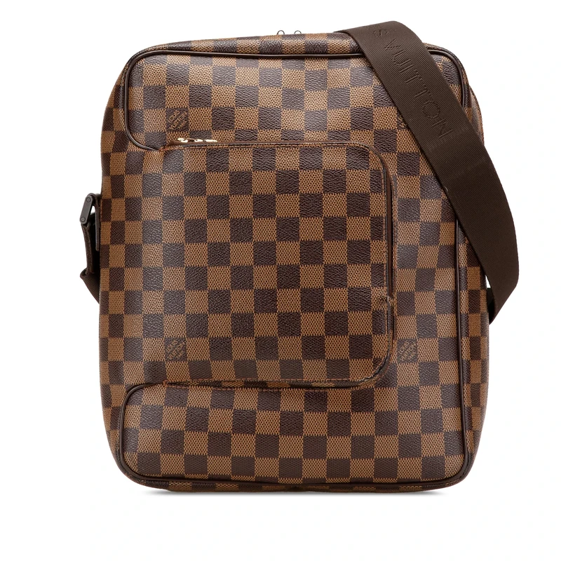 Louis Vuitton Pre-Loved Damier Ebene Olav MM Crossbody Bag