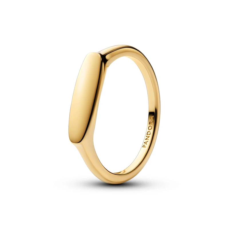 PANDORA Women's Ring Gold 163986C00, 56/17.8, Sterling Silver, No Gemstone