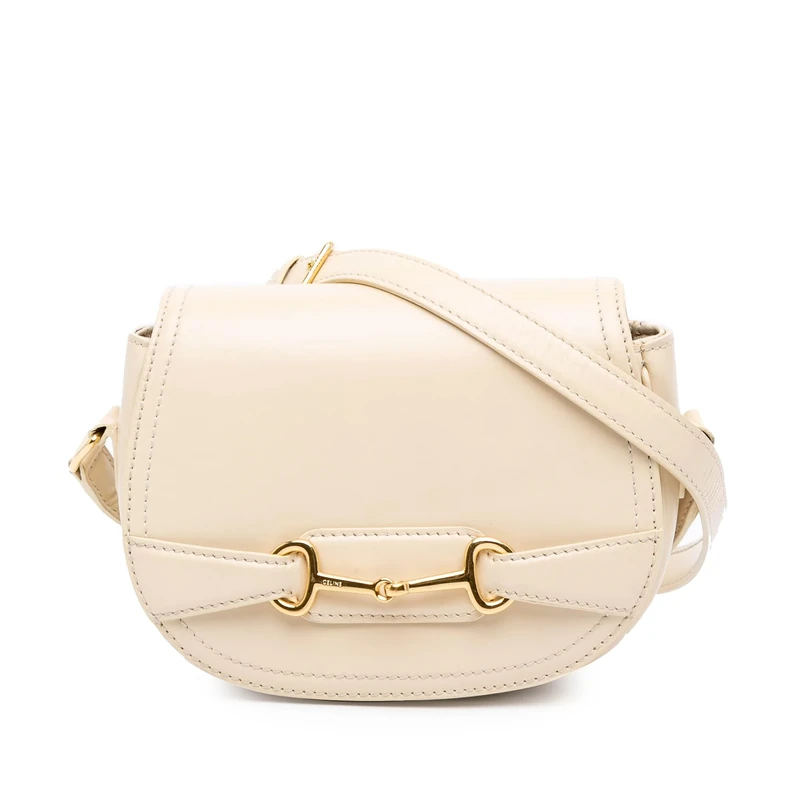 Celine Pre-Loved Small Satinated Calfskin Crecy Flap Crossbody