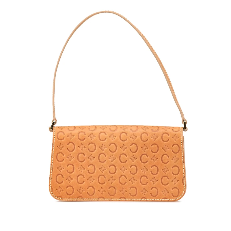 Celine Pre-Loved C Macadam Leather Pochette