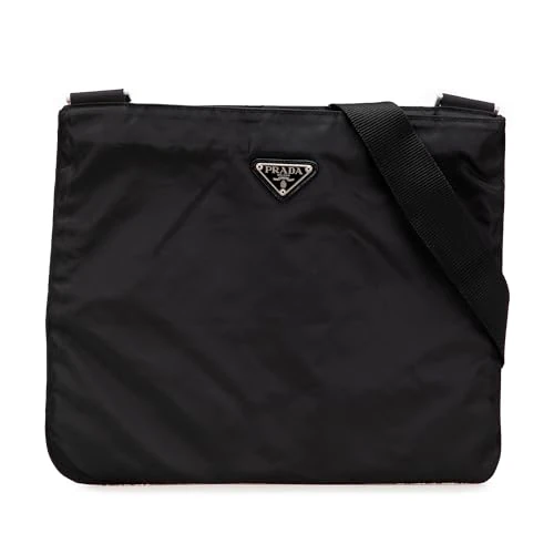 Prada Pre-Loved Tessuto Zip Top Crossbody Bag
