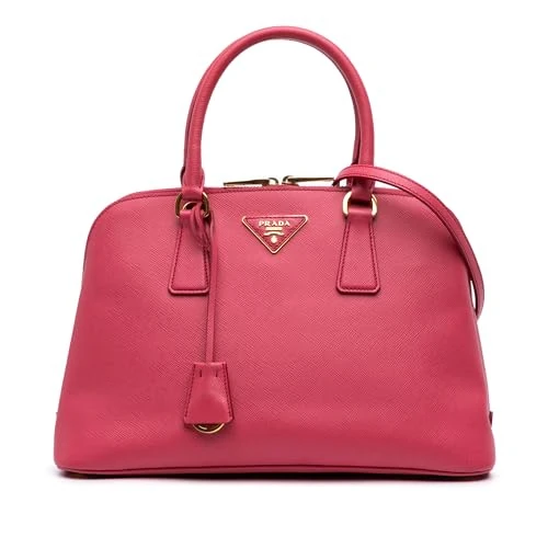 Prada Pre-Loved Medium Saffiano Lux Promenade Satchel Handbag