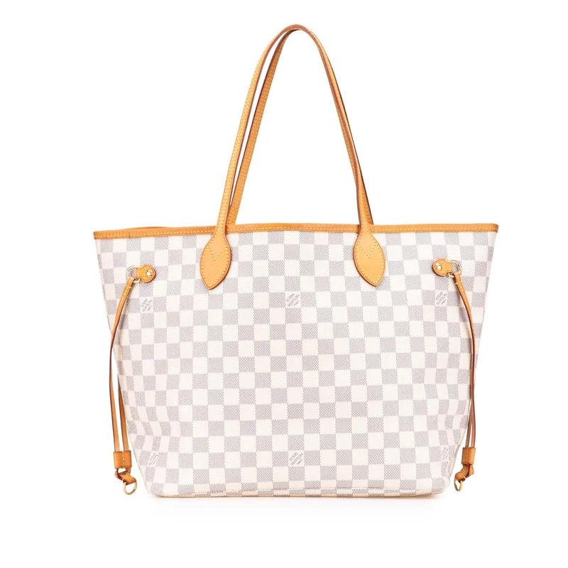 Louis Vuitton Pre-Loved Damier Azur Neverfull MM Tote Bag