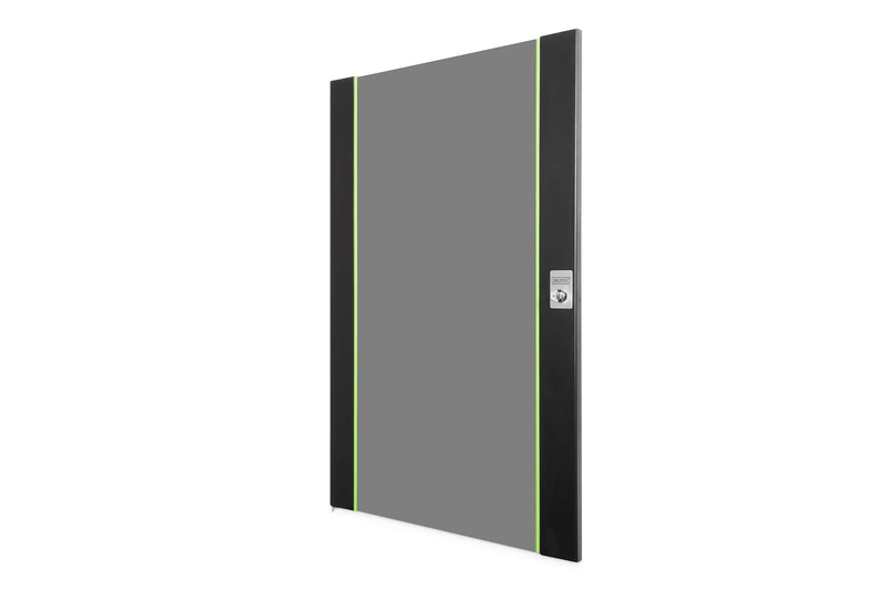DIGITUS glass replacement door for Unique network cabinet – 20U – suitable for DN-19 20-U-SW, DN-19 20U-6/6-SW, DN-19 20-U-3-SW – with lock and key – safety glass – black