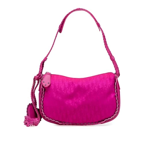 Dior Pre-Loved Diorissimo Trotter Canvas Shoulder Bag