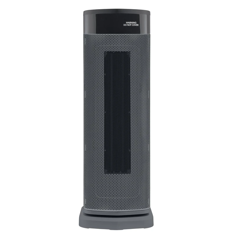 Morphy Richards HeatFlux Digital Ceramic Tower Fan Heater, Remote Control, Compact, 20m2 Coverage, Oscillation, Timer Function, Auto Switch off, Touch Panel Design, Low Noise, 2kw, Grey, 825402