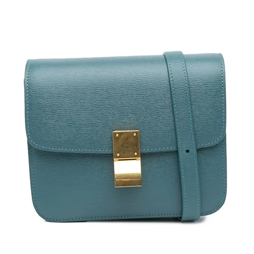 Celine Pre-Loved Teen Liege Calfskin Classic Box Crossbody Bag