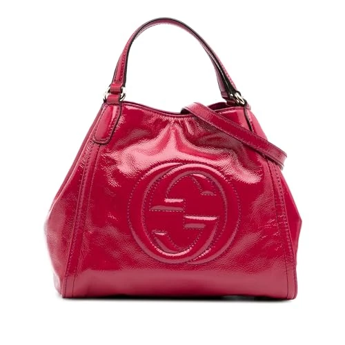 Gucci Pre-Loved Small Patent Soho Satchel Handbag