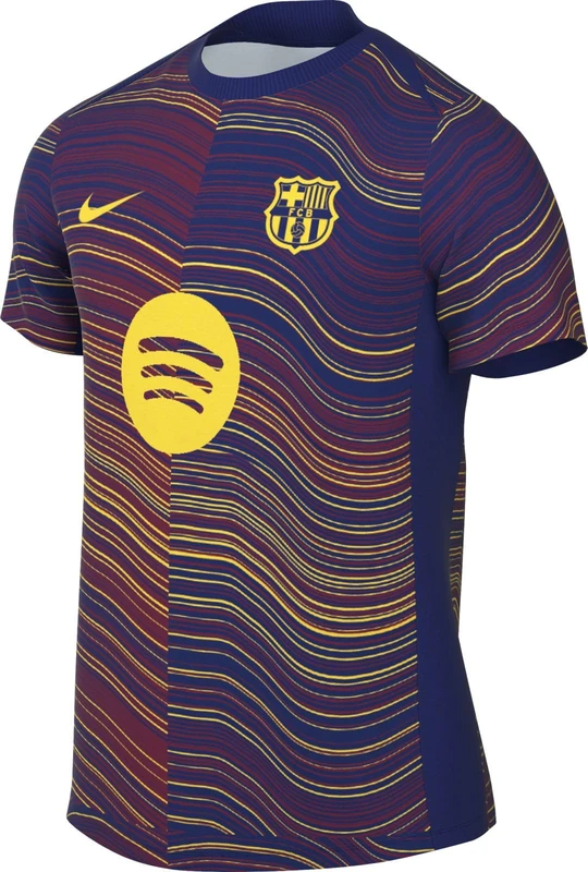 FC Barcelona Academy Pro Home Nike Dri-FIT Men's Short Sleeve Pre-Match Football Top HJ7142