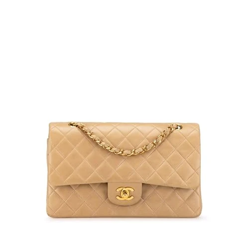 Chanel Pre-Loved Medium Classic Lambskin Double Flap Shoulder Bag