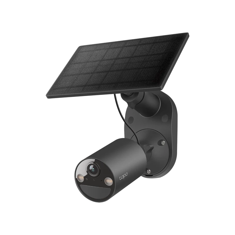 Tapo C411 Solar Powered Outdoor WiFi Camera Kit, 2K 3MP, 6400mAh Battery up to 180 Days After a Single Charge, Colour Night Vision, Alarm with Motion Detection, IP65
