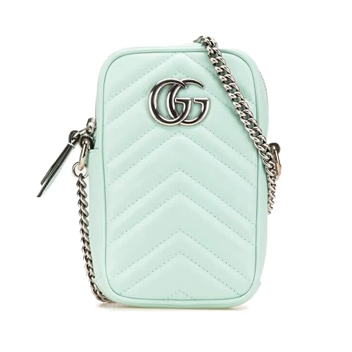 Gucci Pre-Loved Mini GG Marmont Matelasse Leather Crossbody Bag