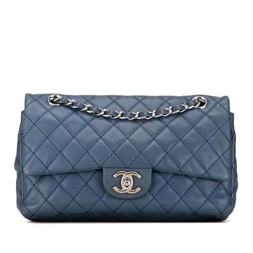 Chanel Pre-Loved Medium Classic Caviar Double Flap Shoulder Bag