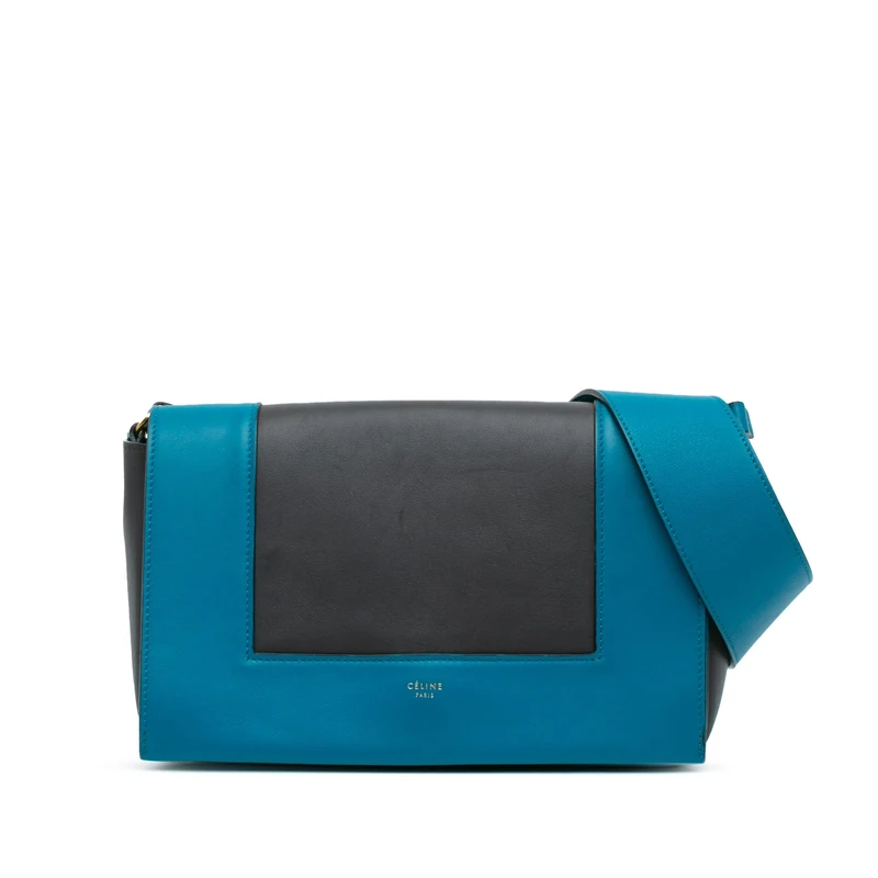 Celine Pre-Loved Leather Frame Shoulder Bag