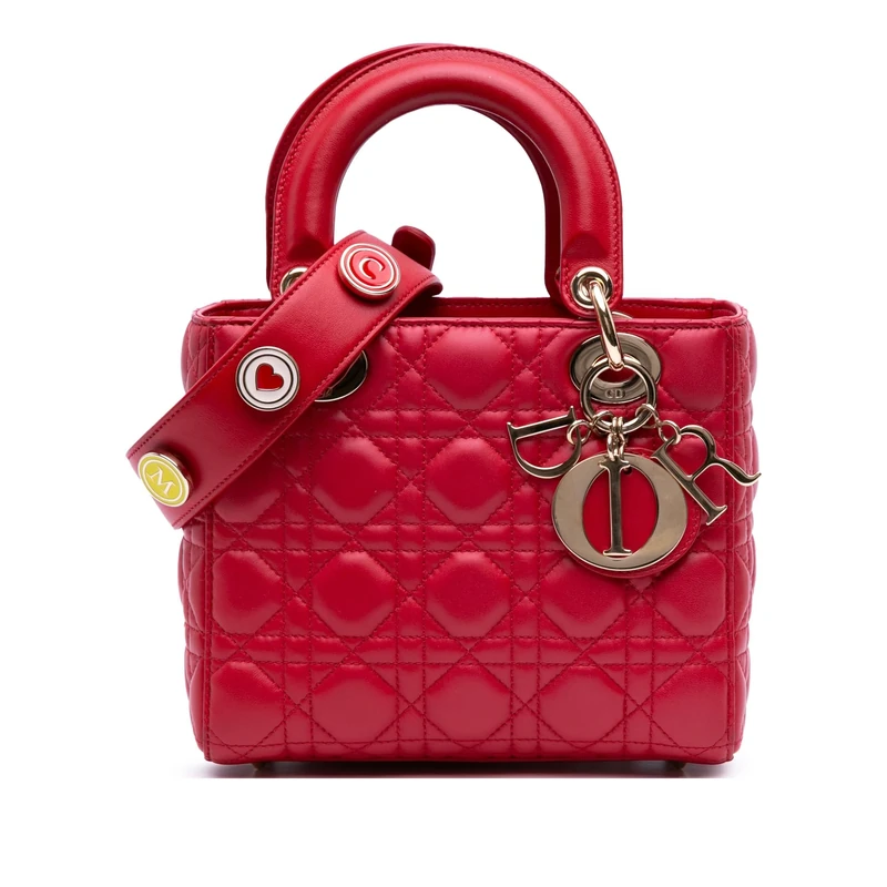 Dior Pre-Loved Small Lambskin Cannage My ABCDior Lady
