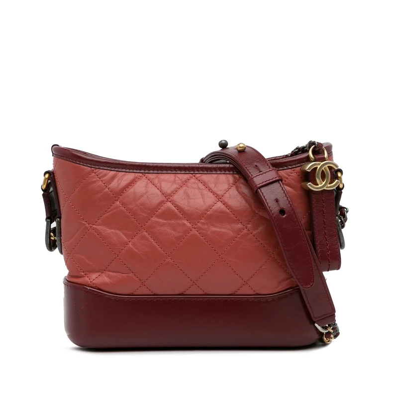 Chanel Pre-Loved Small Chevron Lambskin Gabrielle Crossbody Bag