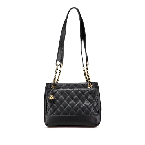 Chanel Pre-Loved Quilted Caviar Chain Tote Bag