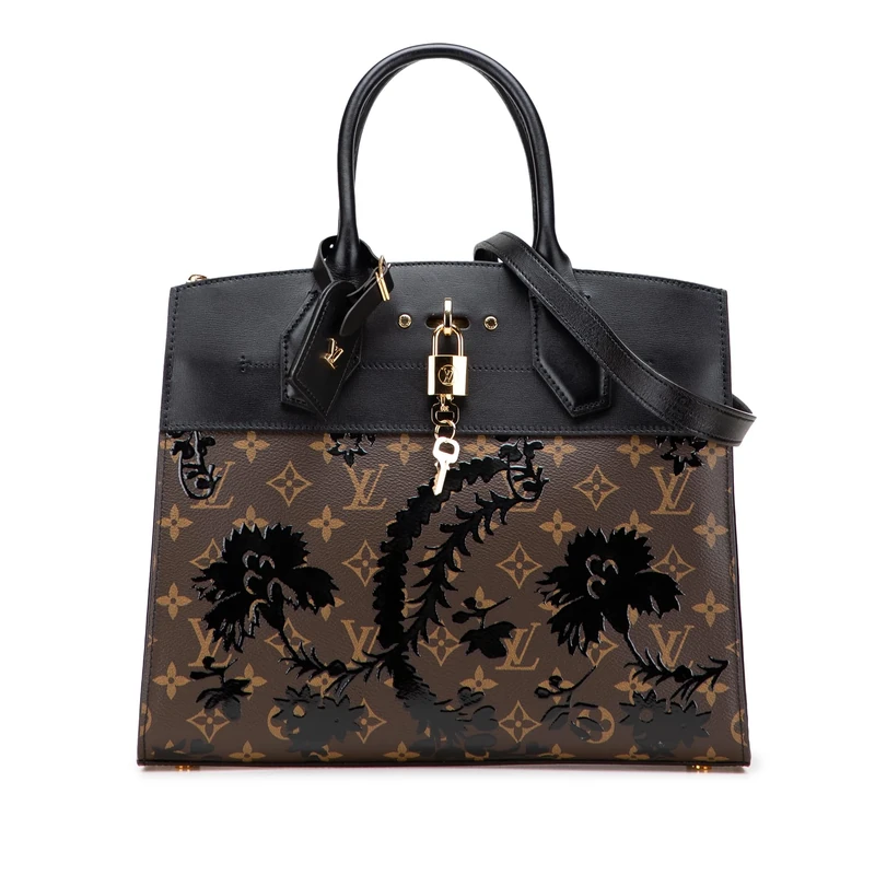 Louis Vuitton Monogram City Steamer Blossom MM Handbag - Image 1