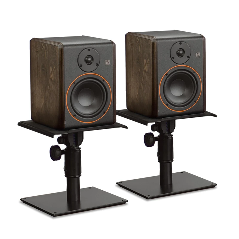 Palmer PSTUDIMON5 Moniteurs de studio actifs 5" (2 pièces) & Gravity GSP3102 Supports pour moniteurs (2 pièces) – Pack