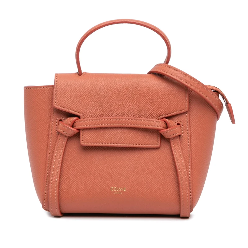 Pre-Loved Pico Grained Calfskin Belt Bag