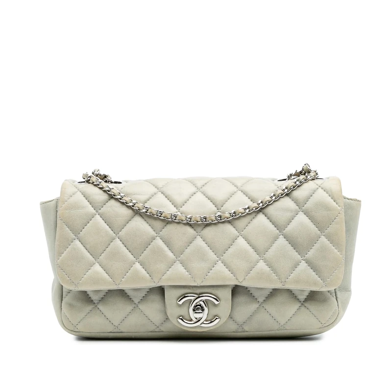 Chanel Pre-Loved Medium Quilted Lambskin Coco Rain Flap