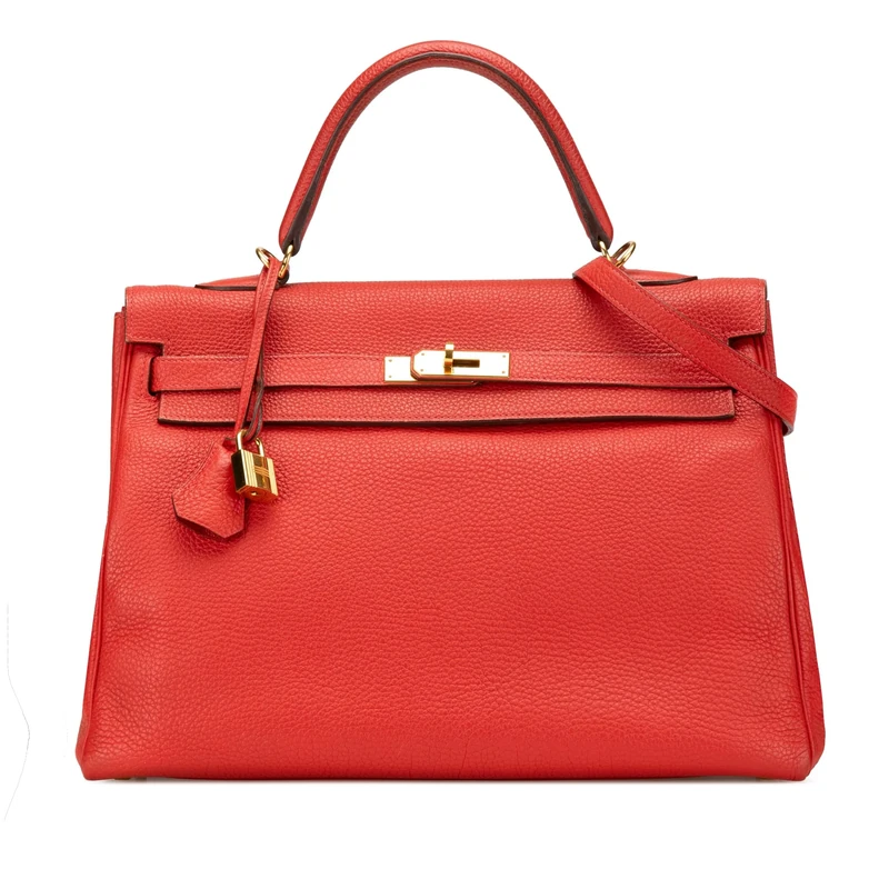 Hermès Pre-Loved Togo Kelly II Retourne 35 Handbag