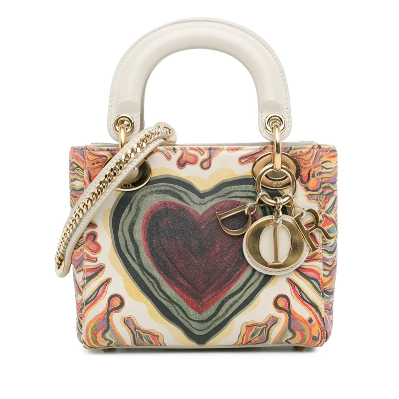 Dior Pre-Loved Limited Edition Mini Calfskin Lady Dioramour Handbag