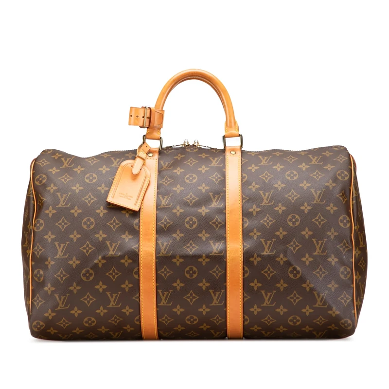 Louis Vuitton Pre-Loved Monogram Keepall 50 Handbag