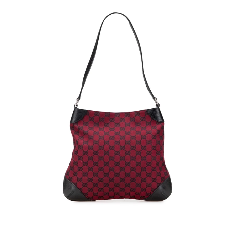 Gucci Pre-Loved GG Canvas Shoulder Bag