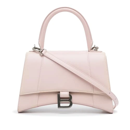 Balenciaga Hourglass S Satchel - Pink Calf Leather Handbag