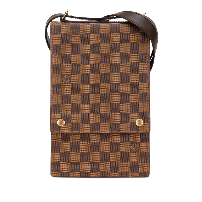 Louis Vuitton Pre-Loved Damier Ebene Portobello Crossbody Bag