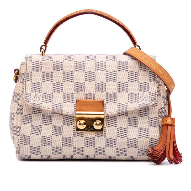Louis Vuitton Pre-Loved Damier Azur Croisette Handbag