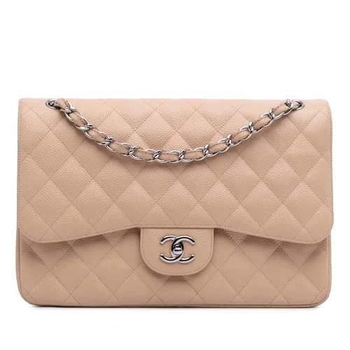 Chanel Pre-Loved Jumbo Classic Caviar Double Flap