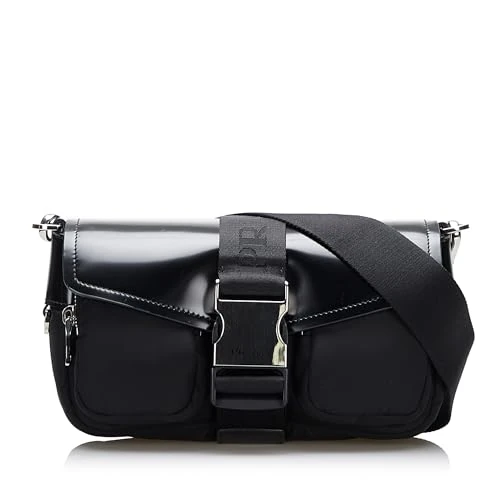 Prada Pre-Loved Re-Nylon & Spazzolato Pocket Crossbody Bag