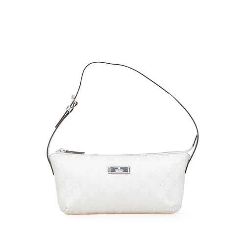 Gucci Pre-Loved GG Canvas Boat Shoulder Bag